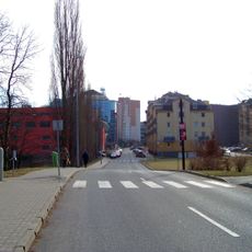 Bridge of Podvinný mlýn street over the Rokytka