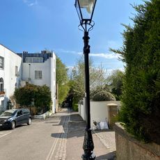 Two lamp posts
