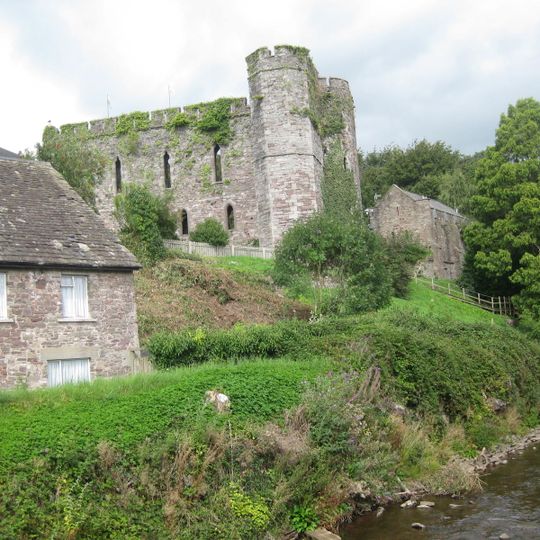 Remains Of The Great Hall Of Brecon Castle