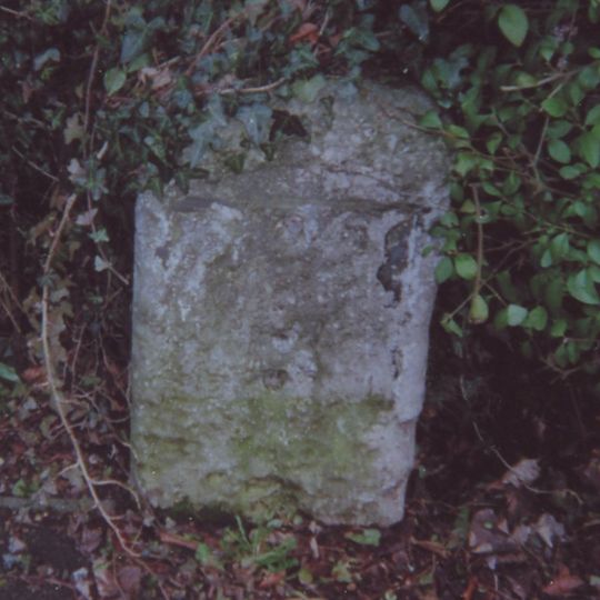 Milestone, London Road, by " Great Dunton House" just N of Rose and Crown, Dunton Green