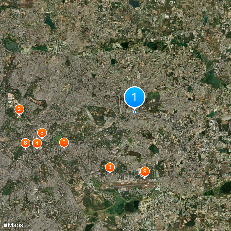 Krishnarajapuram railway station Map