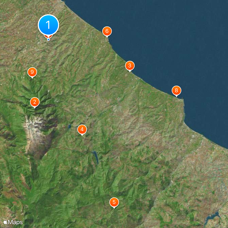 Province of Chieti Map