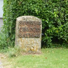 Milestone Beside A429 (West Side) About 350 Metres South West Of Turning To Bourton On The Water