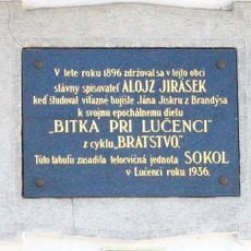 Pamätná tabuľa Aloisa Jiráska
