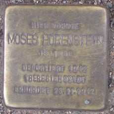 Stolperstein dedicated to Moses Horenstein
