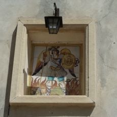 Ceramic panel of Saint Michael