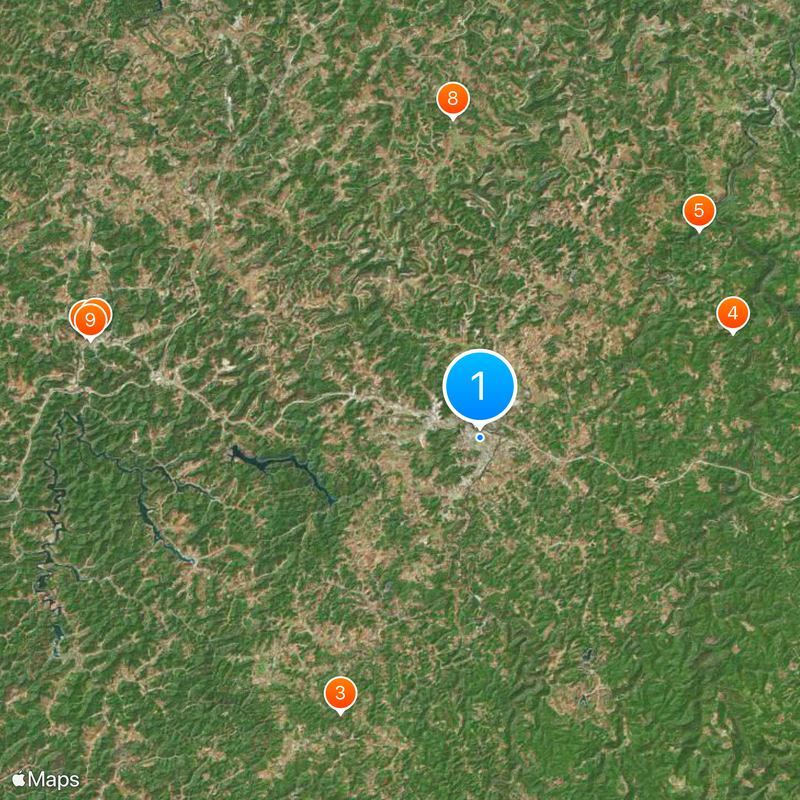Buckhannon Map