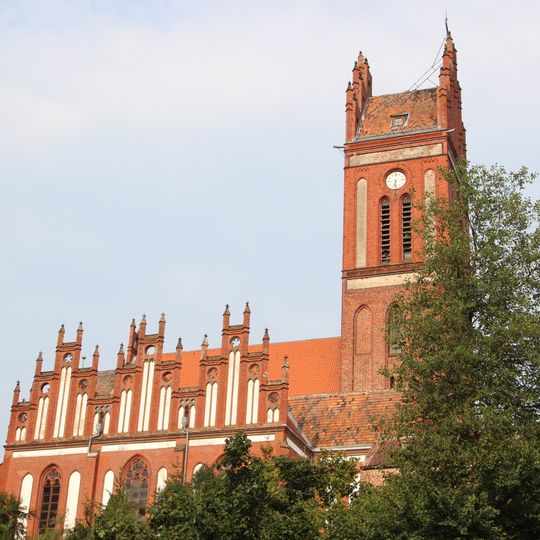 Saints Peter and Paul church in Pieniężno