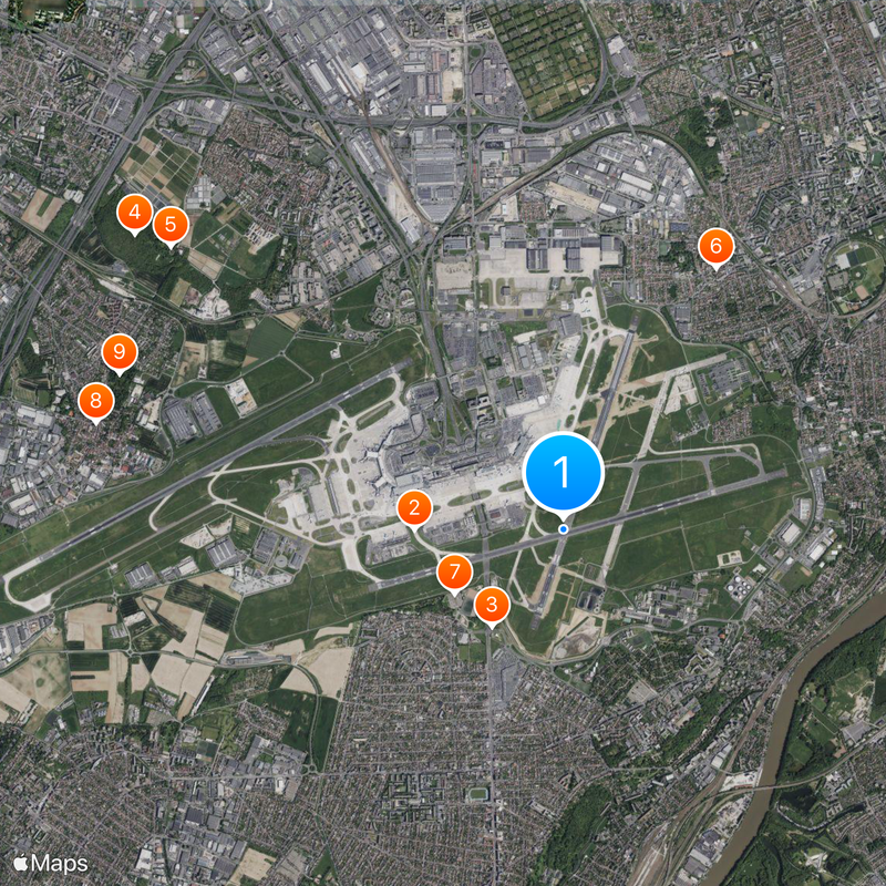 Orly Airport Map