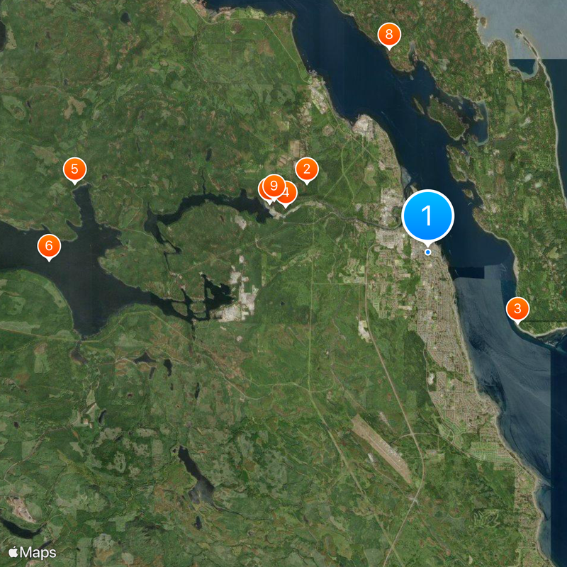 Campbell River Carte