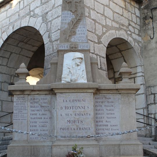 War memorial of Hotonnes