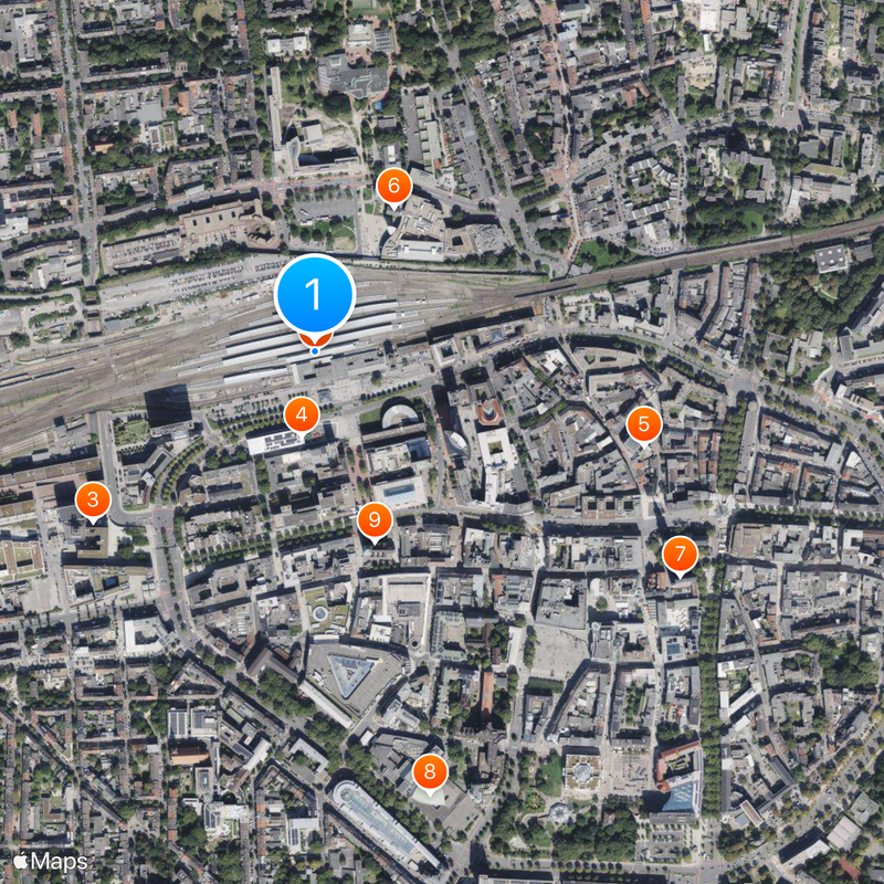 Dortmund Central Station Map