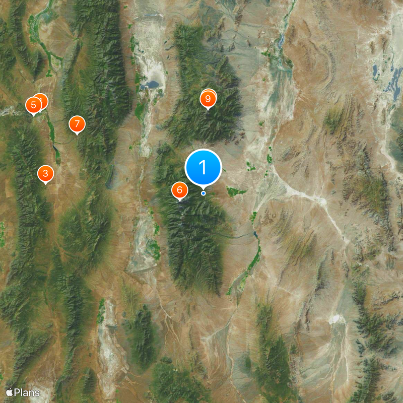 Great Basin Desert Map