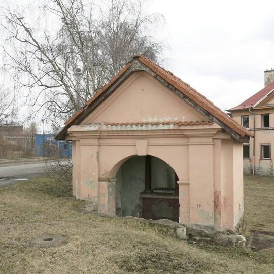 Kaple na rozcestí v Dukelské ulici v Chomutově