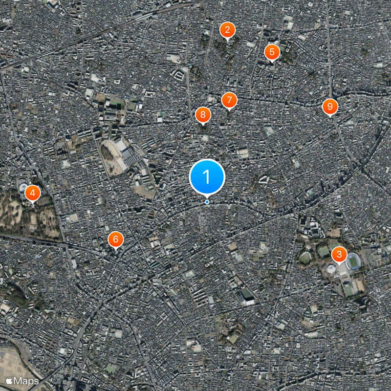 Sakura-Shinmachi Station Map