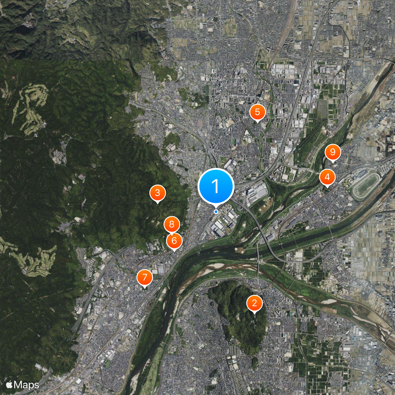 Otokuni District Kaart