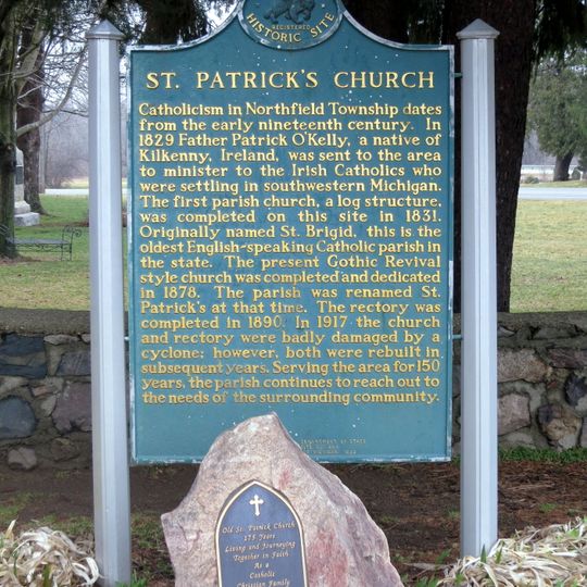 Saint Patrick's Church Historical Marker