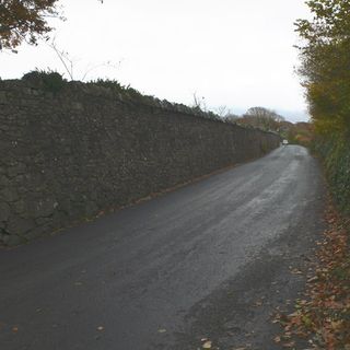 Boundary wall to Glynllifon Park