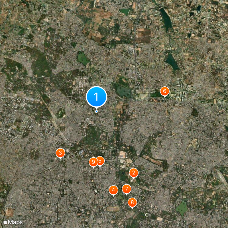 Indian Space Research Organisation Map