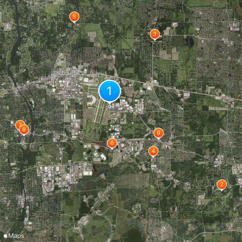 West Chicago Map