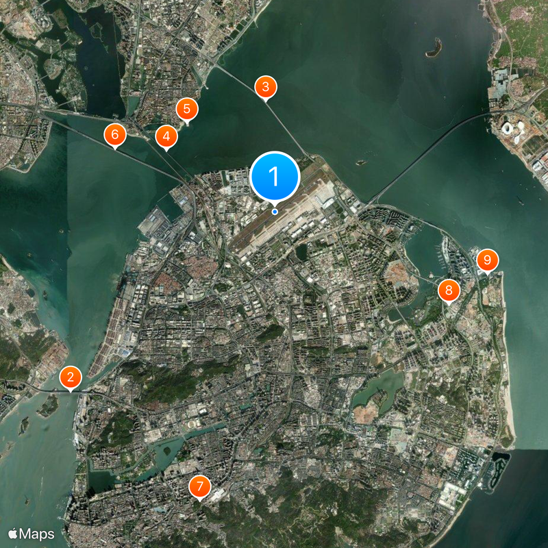 Xiamen Gaoqi International Airport Map