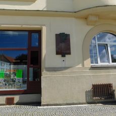 Pamětní deska generální stávky a vyhlášení Československa v Humpolci