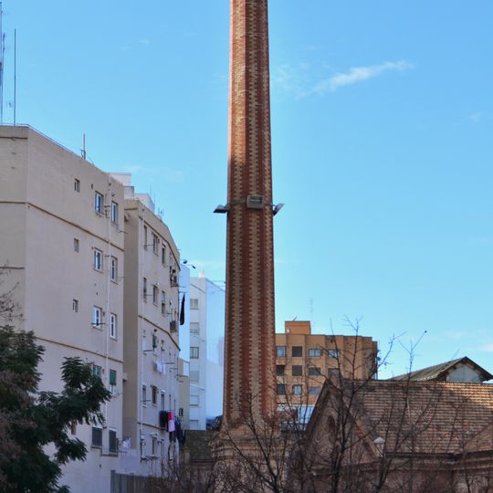 Chimenea del antiguo matadero municipal de Valencia