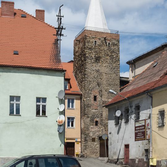 Kłodzka gate tower in Bystrzyca Kłodzka