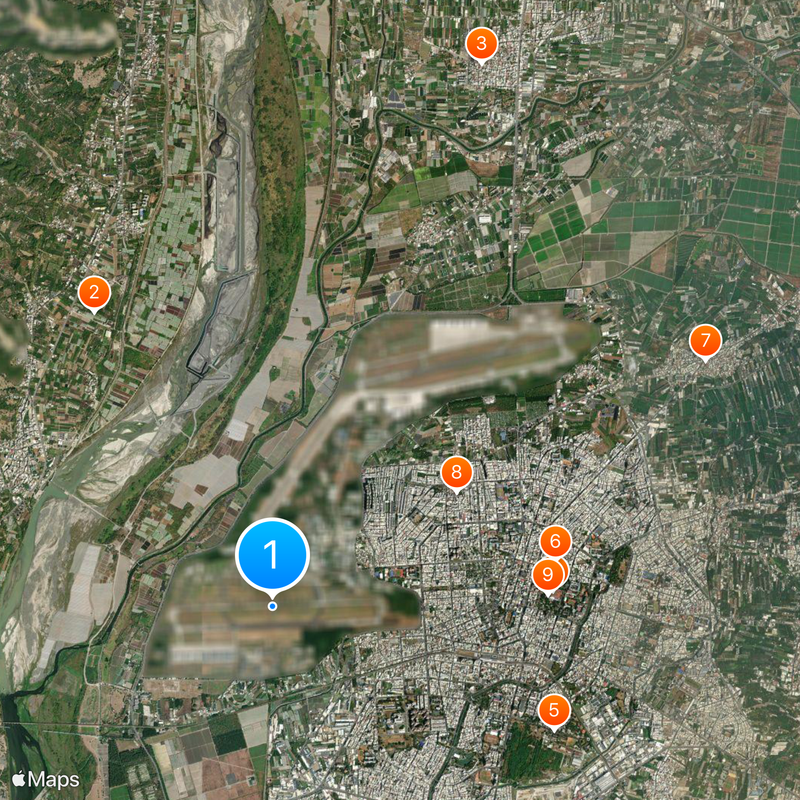 Pingtung Airport Map