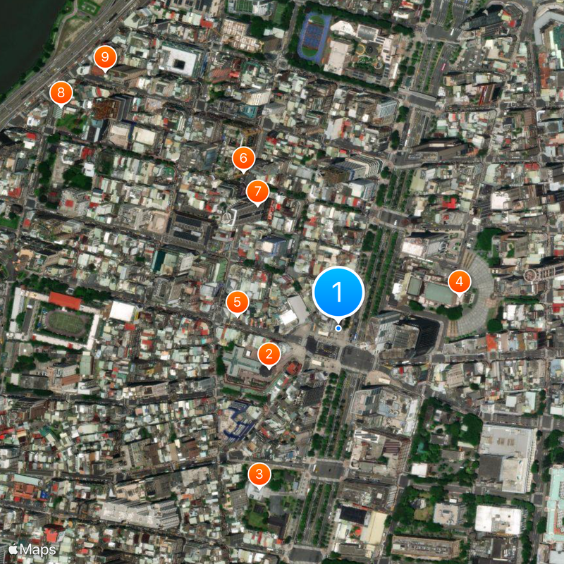 Ximending Map