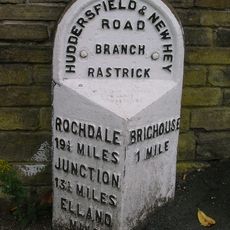 Milestone, 10 Metres Below Entrance To St Matthews Vicarage At Ngr Se 139216