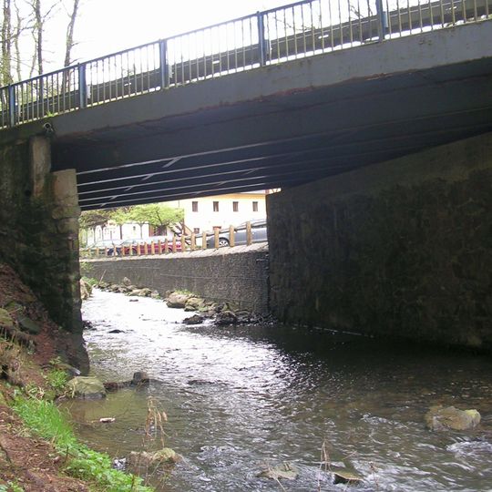 Most přes Bojovský potok u Spáleného mlýna