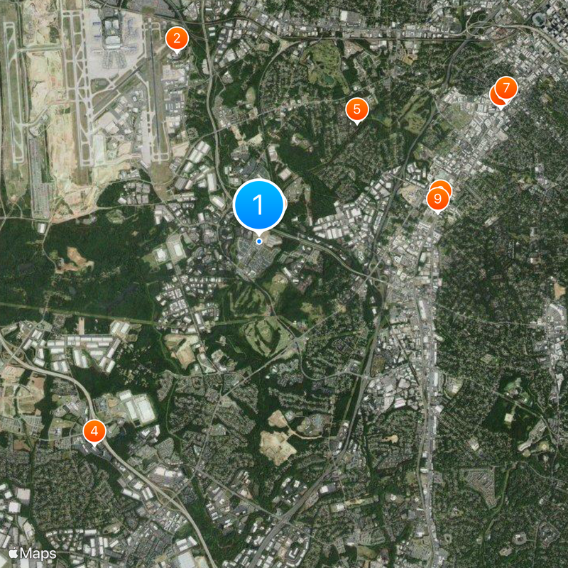 Charlotte Coliseum Map