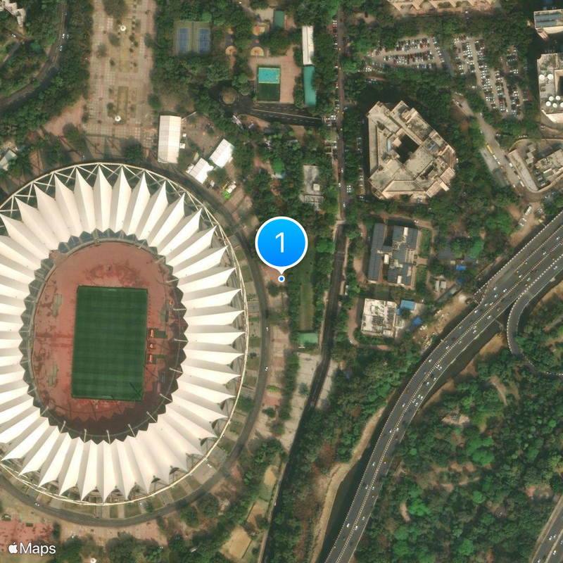Sports Authority of India Map