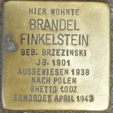 Stolperstein dedicated to Brandel Finkelstein