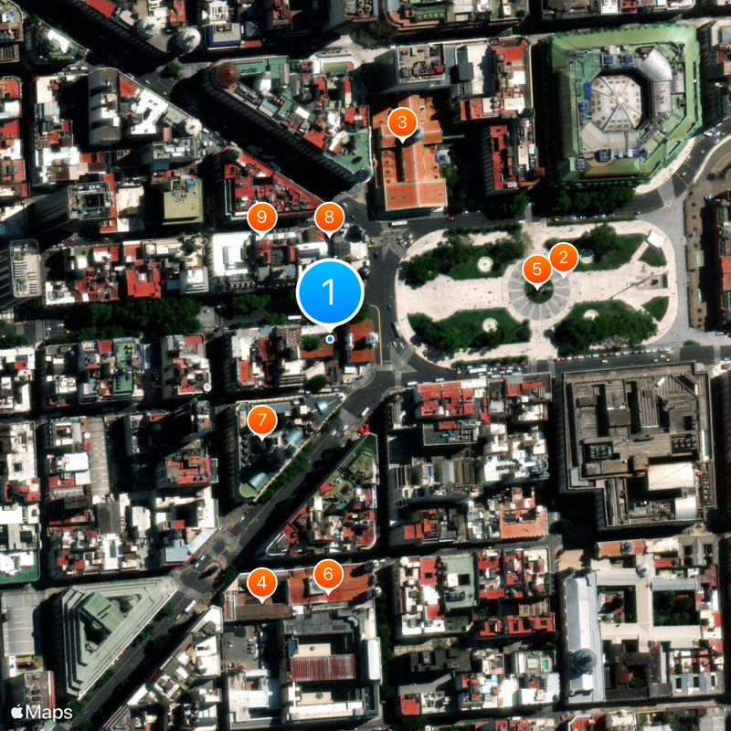 Buenos Aires Cabildo Kaart