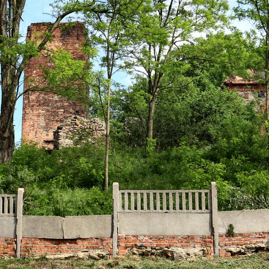 Ruina kościoła św. Michała, l.80. XIX