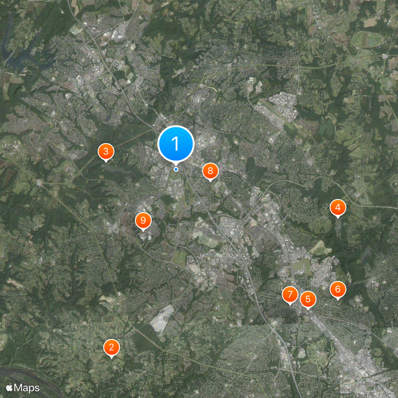 National Institute of Standards and Technology Map
