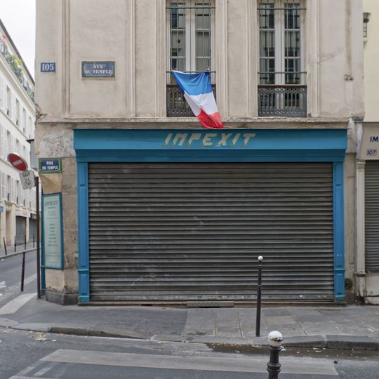 Café-bar, 105 rue du Temple