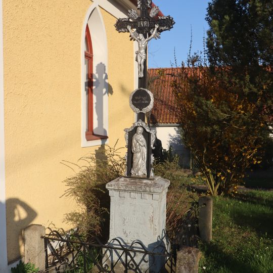 Wayside cross near Chapel of Saint Peter and Paul
