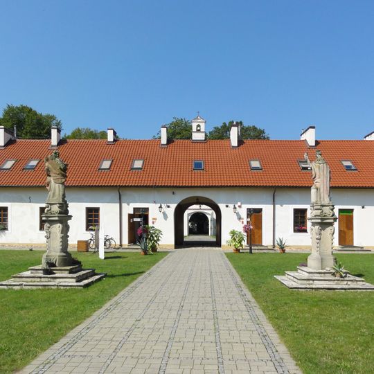 West wing of the Camaldolese monastery in Rytwiany