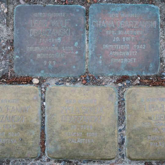 Stolperstein für Chana Obarzanski