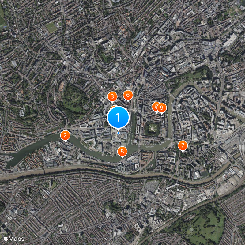 Bristol Harbour Carte