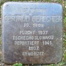 Stolperstein dedicated to Gertrud Gerechter