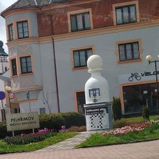 Plastika Pelhřimovského pěšce v Pelhřimově