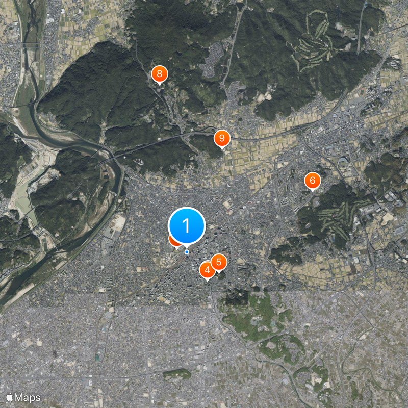 Kurashiki Station Map