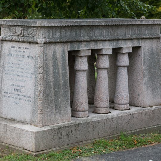 Tomb Of James Wilson Pasha And Wife In Hampstead Cemetery