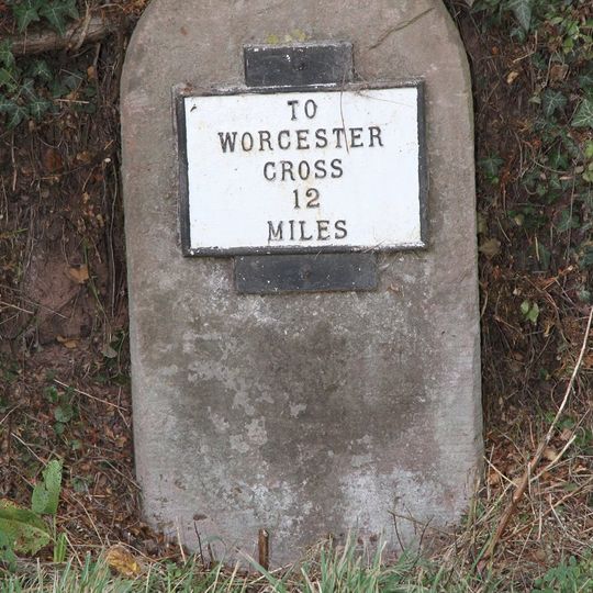 Milestone, S of Noverton Farm driveway