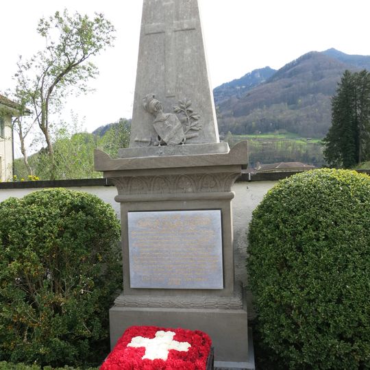 Niklaus Franz von Bachmann sepulchral monument