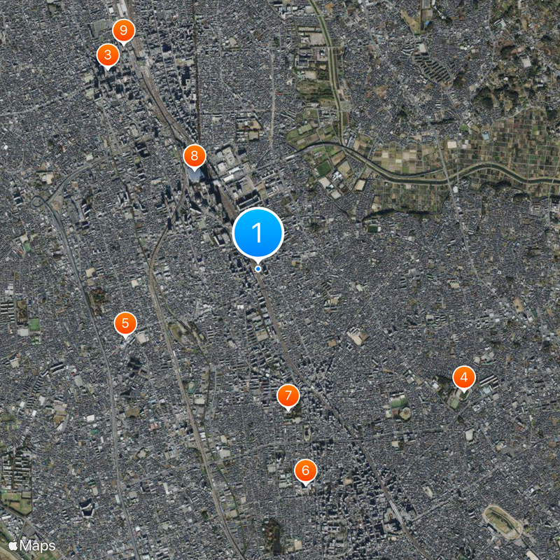 Yono Station Map